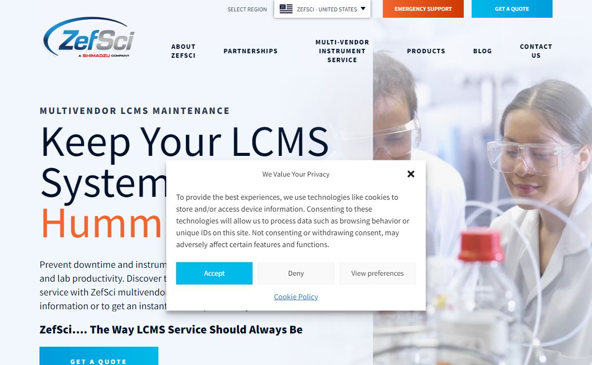 ZefSci | Keep Your LCMS Systems Humming