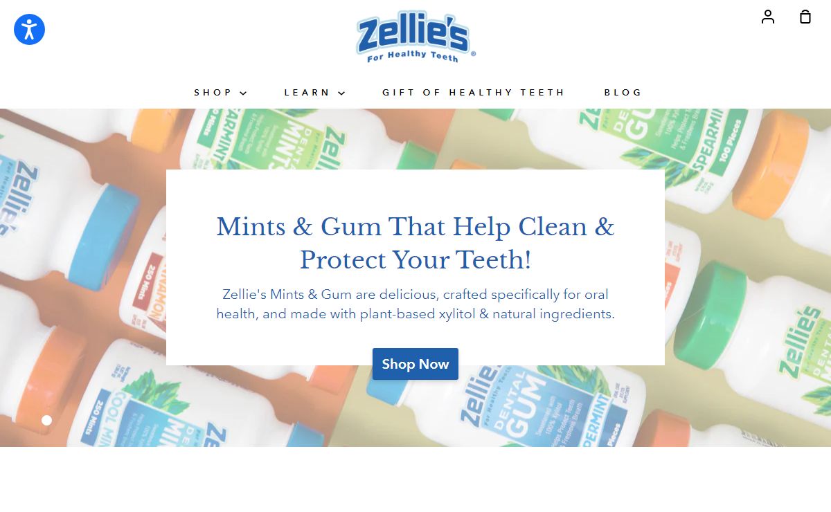 Zellie's Xylitol Dental Mints and Gum for Healthy Teeth