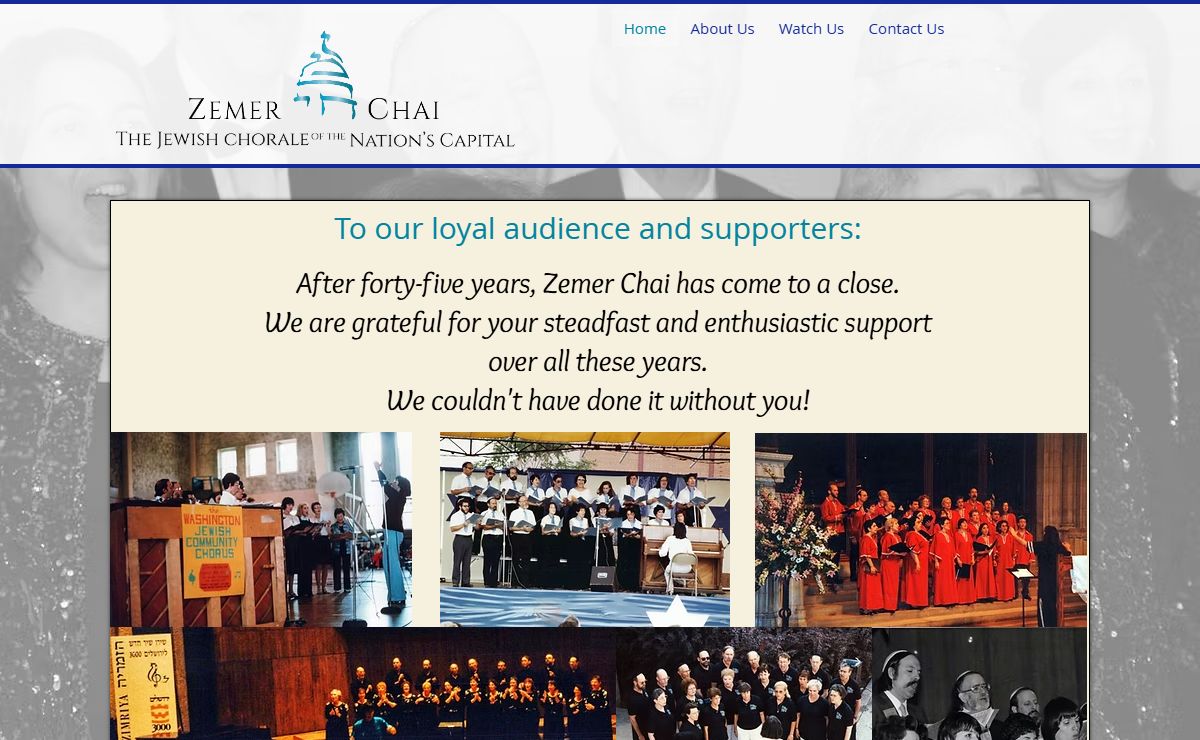 Zemer Chai | Jewish Choir Washington DC | Maryland | Virginia
