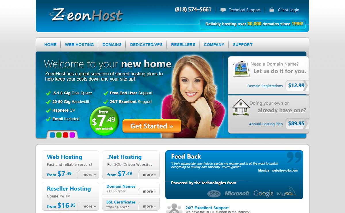 ZeonHost - ZeonHost | Shared Hosting
