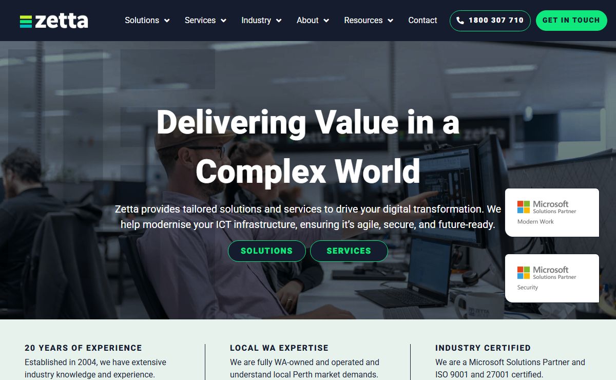 Enterprise-Level Digital Transformation - Zetta ICT Services