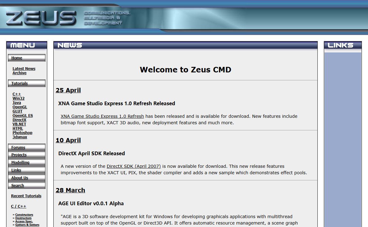 Zeus CMD - Design and Development Tutorials
