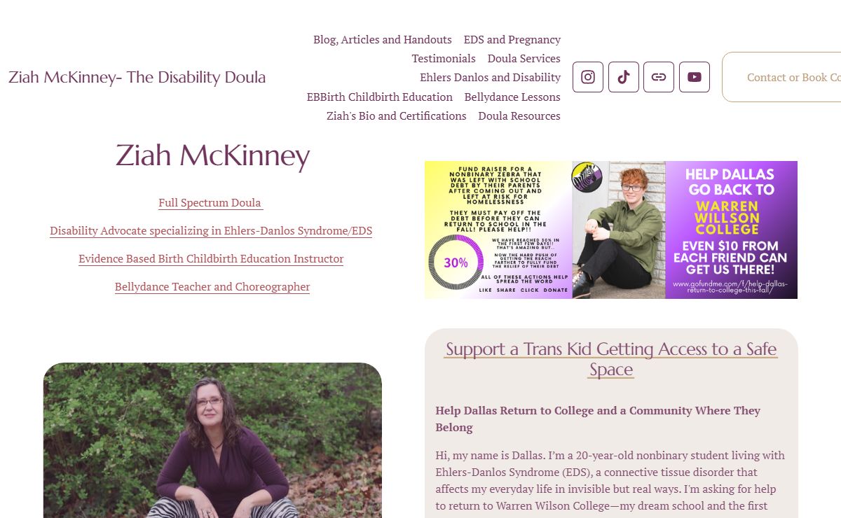 Ziah McKinney- The Disability Doula
