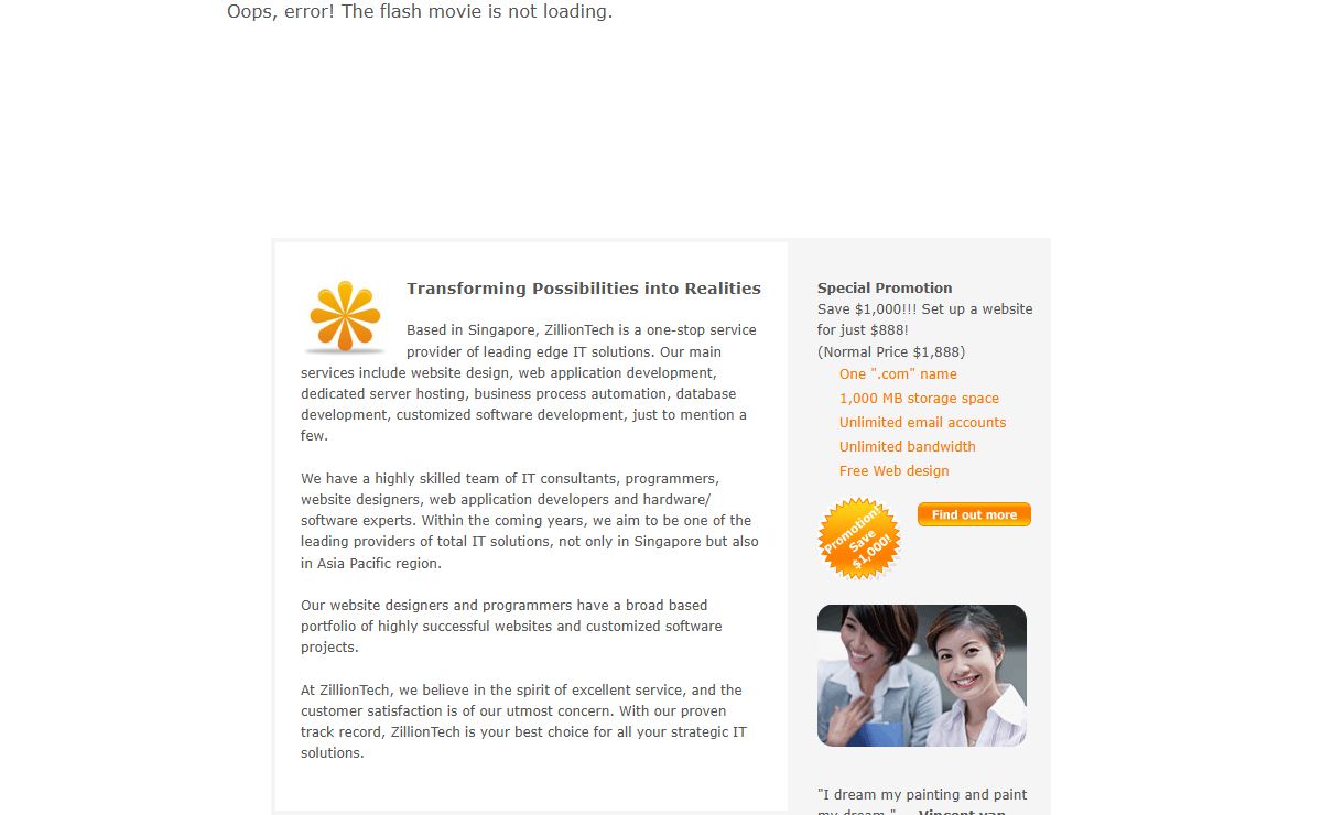 ZillionTech ::: Singapore Website Design | Singapore Website Development | Singapore Website Hosting