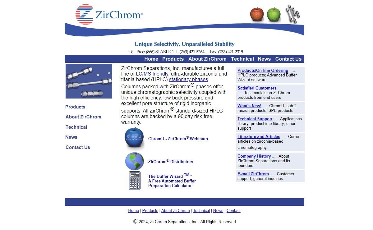 ZirChrom Separations, Inc.