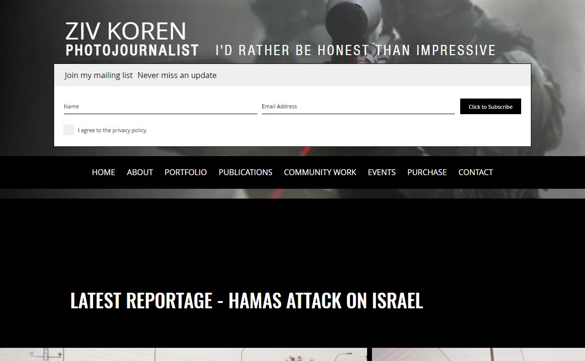 ZIV KOREN | PHOTOJOURNALIST | OFFICIAL WEBSITE