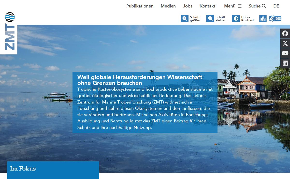 ZMT - Leibniz Zentrum für Marine Tropenforschung