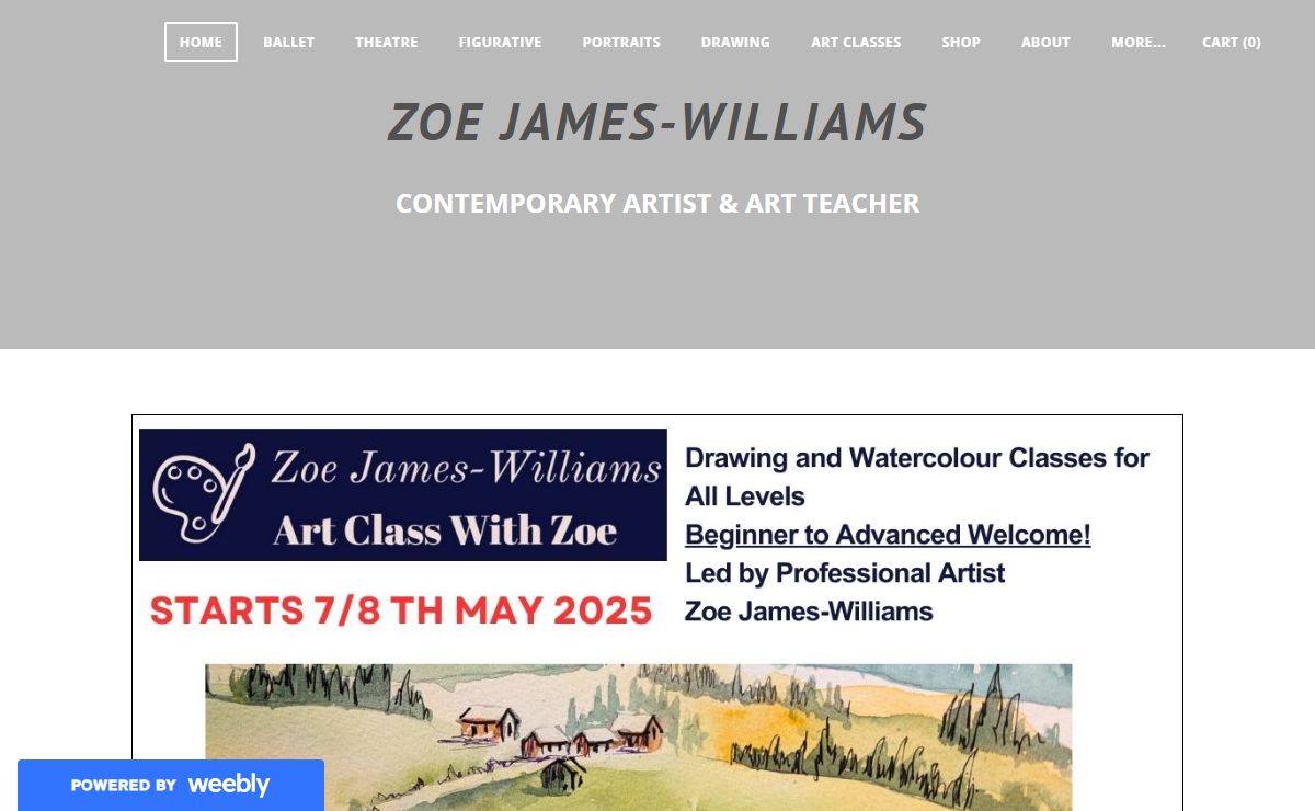 Zoe James-Williams, Contemporary figurative artist