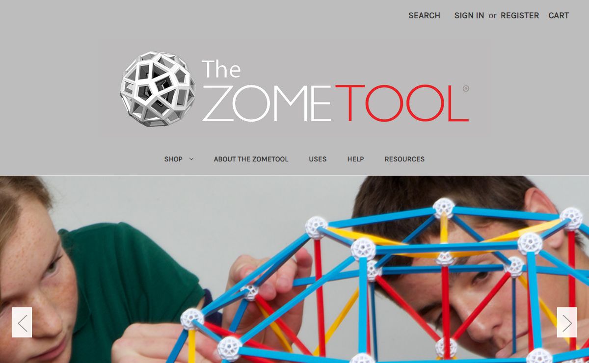 Zometool - The construction set treasured by kids and Nobel Prize winners.