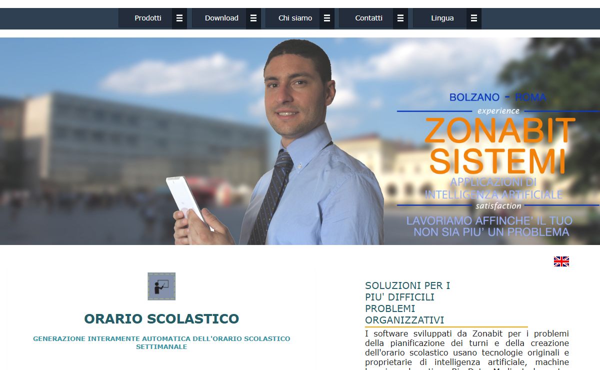 ZONABIT - Orario Scolastico, Turni del Personale, Prevenzione Frodi,ZONABIT School Timetabling, Rostering, Fraud Prevention,ZONABIT: Schulstundenplan, Planung von Personal, Bek�mpfung von Betrug
