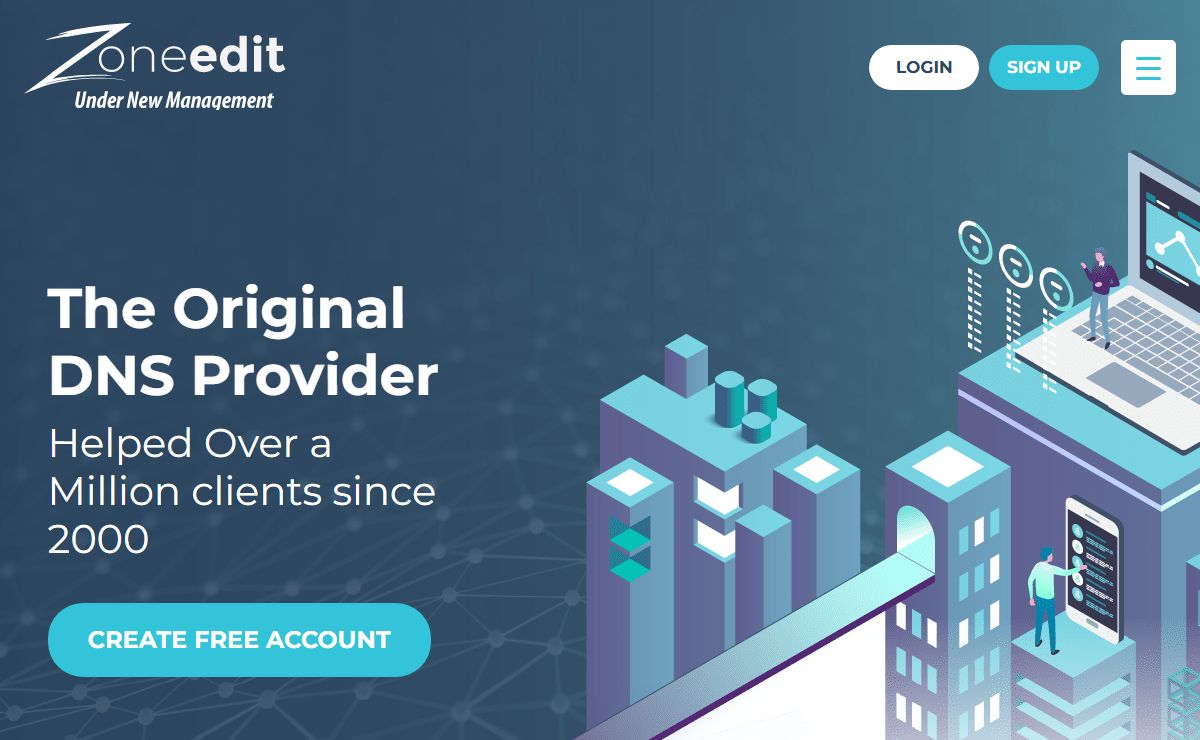 DNS Hosting, Dynamic DNS and Domain Management with Zoneedit