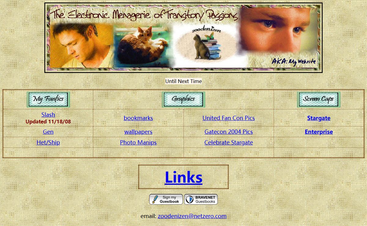 The Electronic Menagerie of Transitory Passions