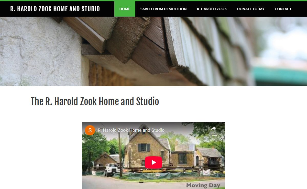 R. Harold Zook Home and Studio - Home