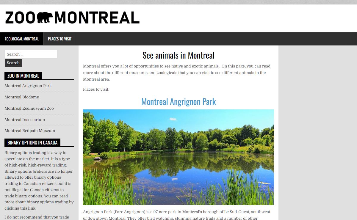 See animals in Montreal | Zoologicals in Montreal