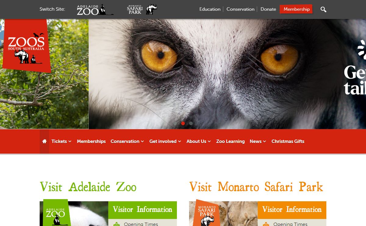 Zoos South Australia - Adelaide Zoo & Monarto Safari Park