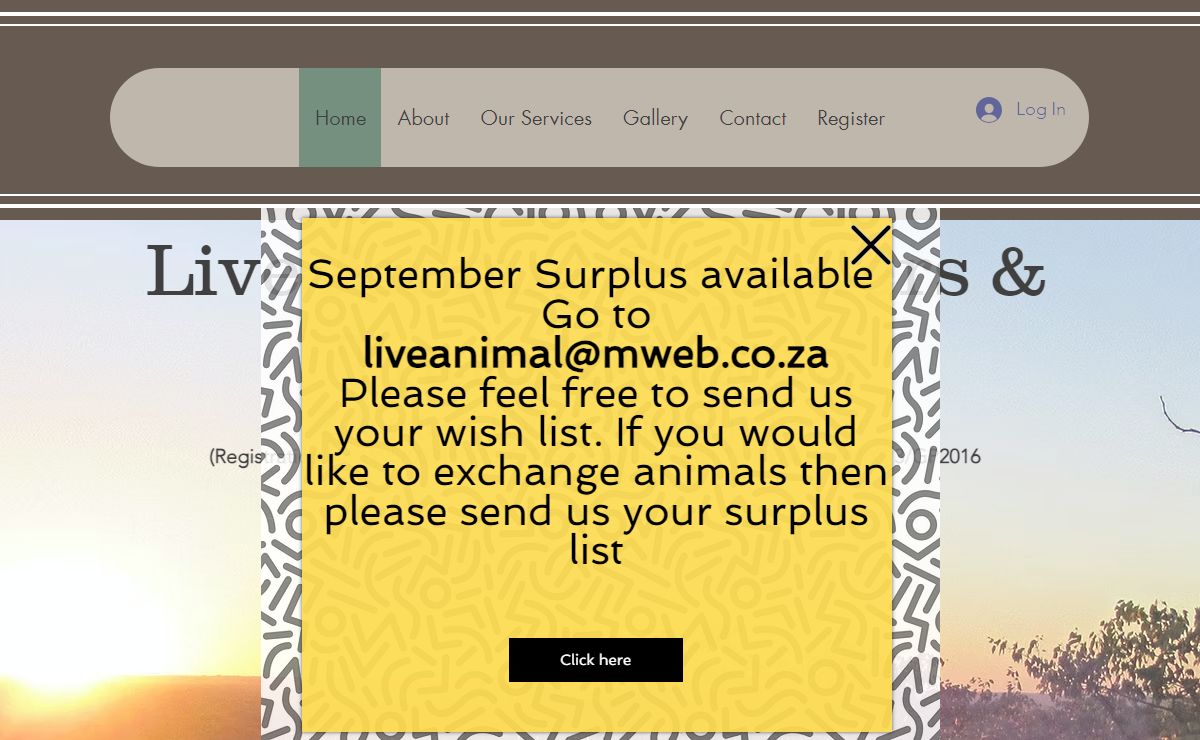 Live Animal Suppliers