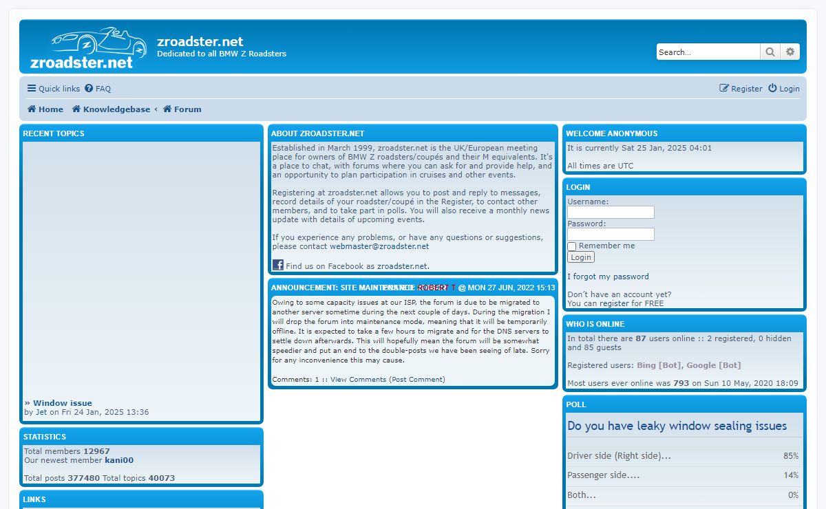 zroadster.net - Home