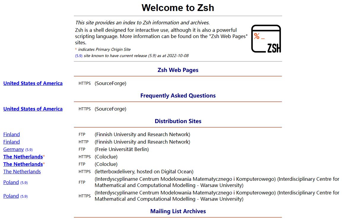 Zsh