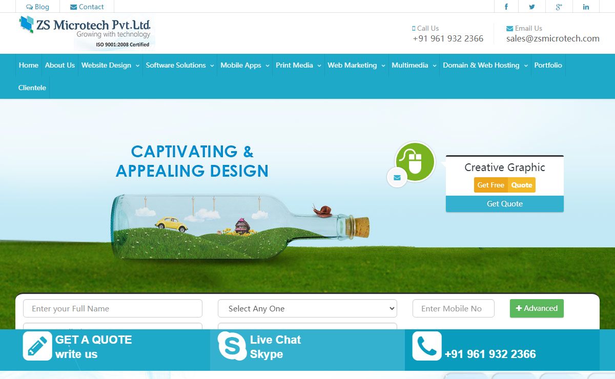 Android & iPhone Mobile Applications & Ecommerce Portal Development in Mumbai: ZS Microtech