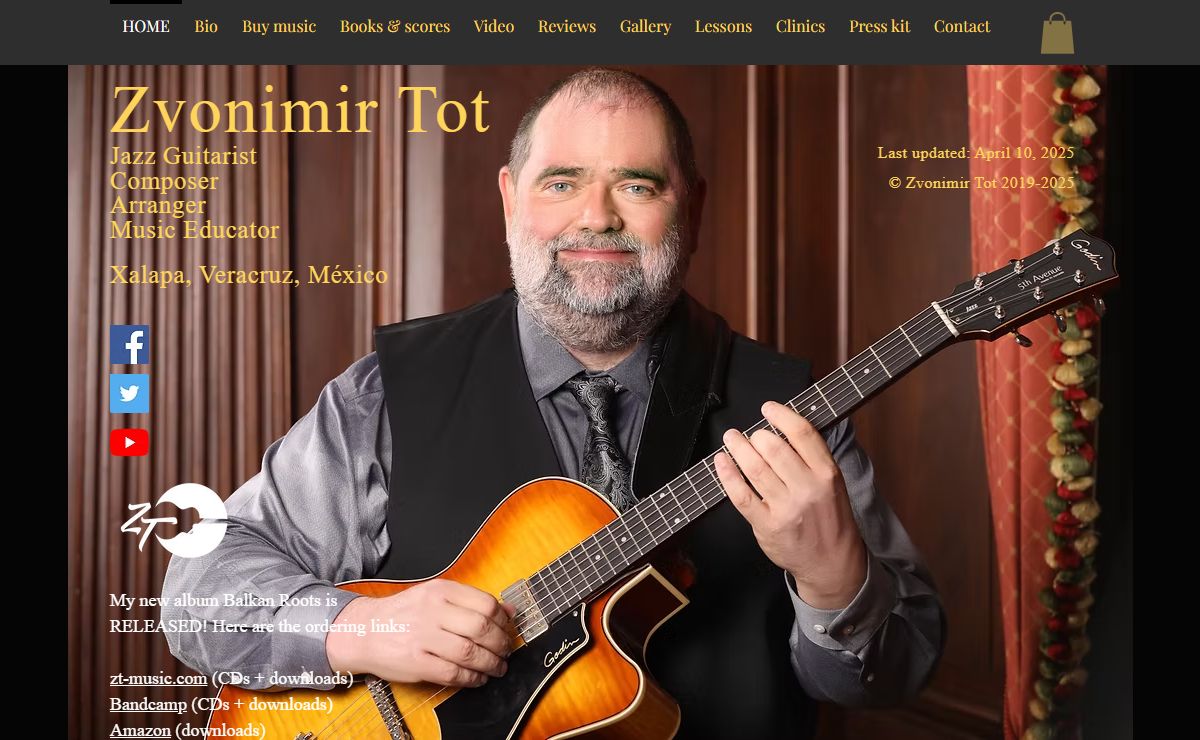 Zvonimir Tot - Jazz Guitarist, Composer, Arranger - Chicago
