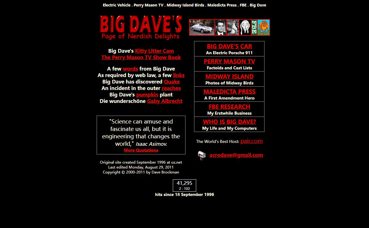 Big Dave's Page
