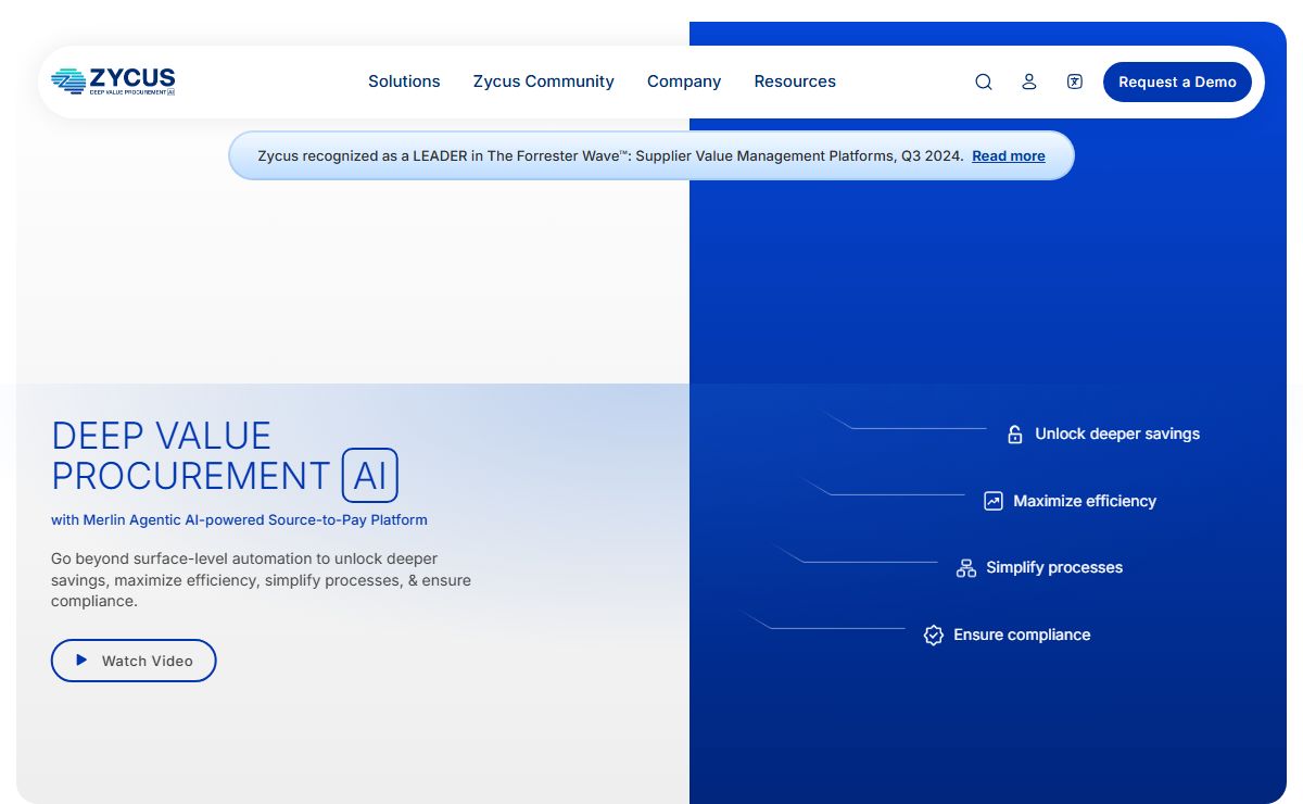 Agentic AI-Powered Procurement Software Solutions | Zycus