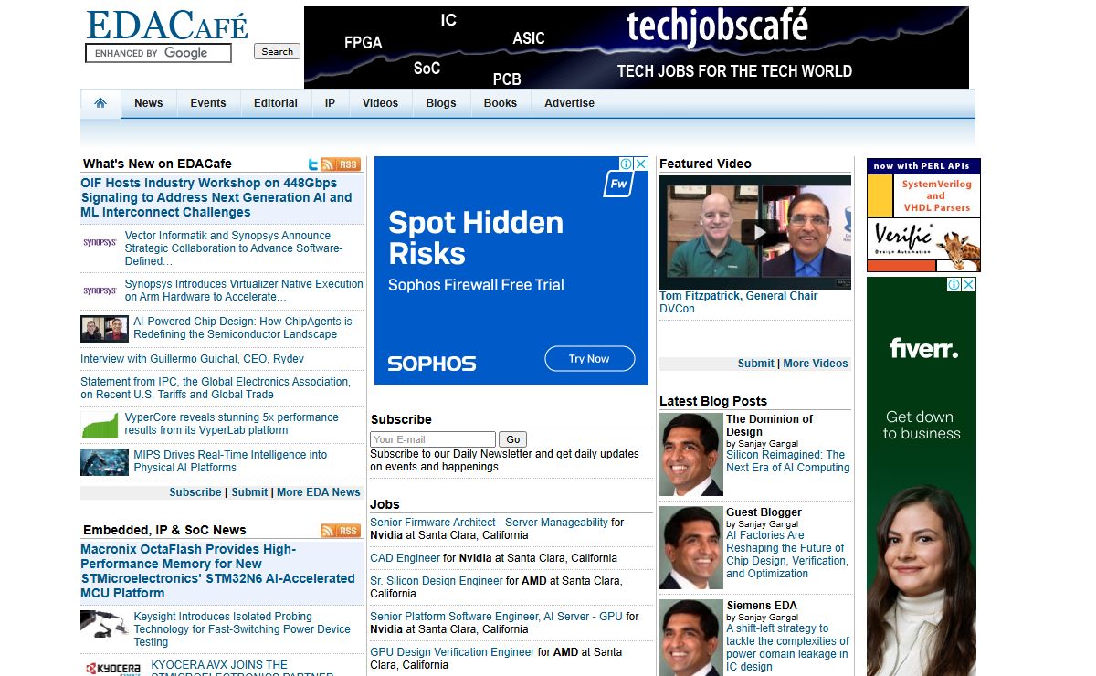 Welcome to EDACafe, the Leading EDA Portal