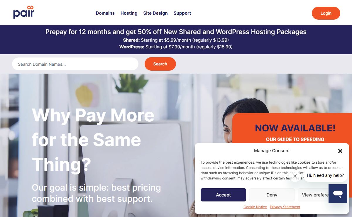 Buy A Domain | Website Hosting | Custom Web Design