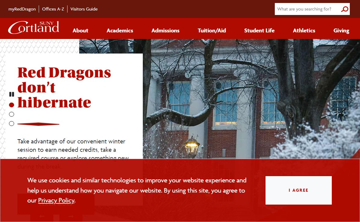 SUNY Cortland: Home