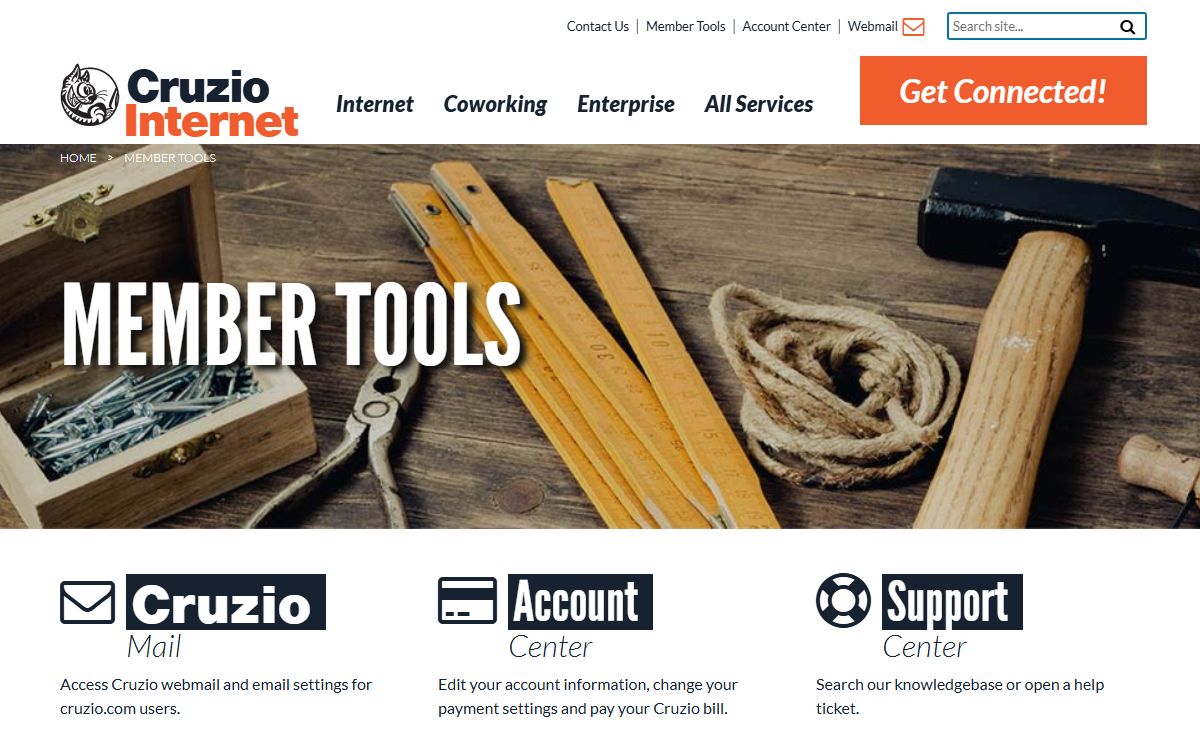 Member Tools - Cruzio Internet