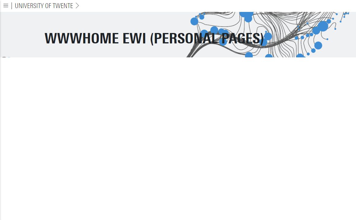 wwwhome ewi (personal pages)
