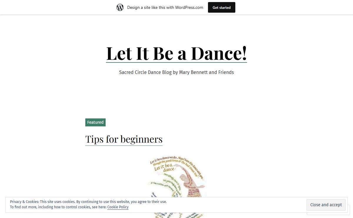 Let It Be a Dance! – Sacred Circle Dance Blog by Mary Bennett and Friends