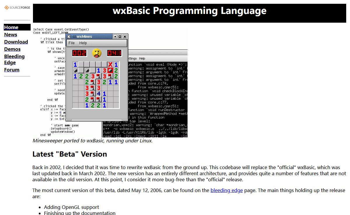 wxBasic Programming Language