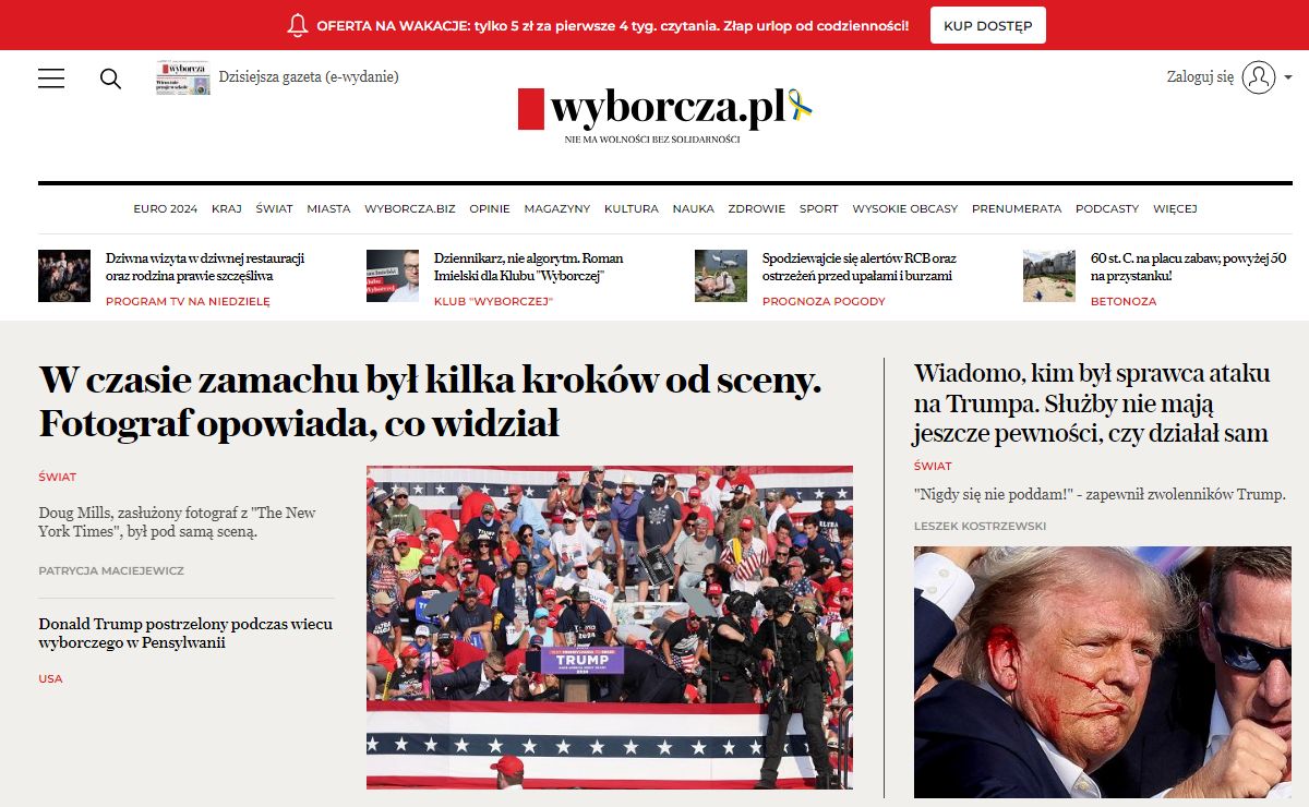 Wyborcza.pl - Najświeższe wiadomości od Gazety Wyborczej