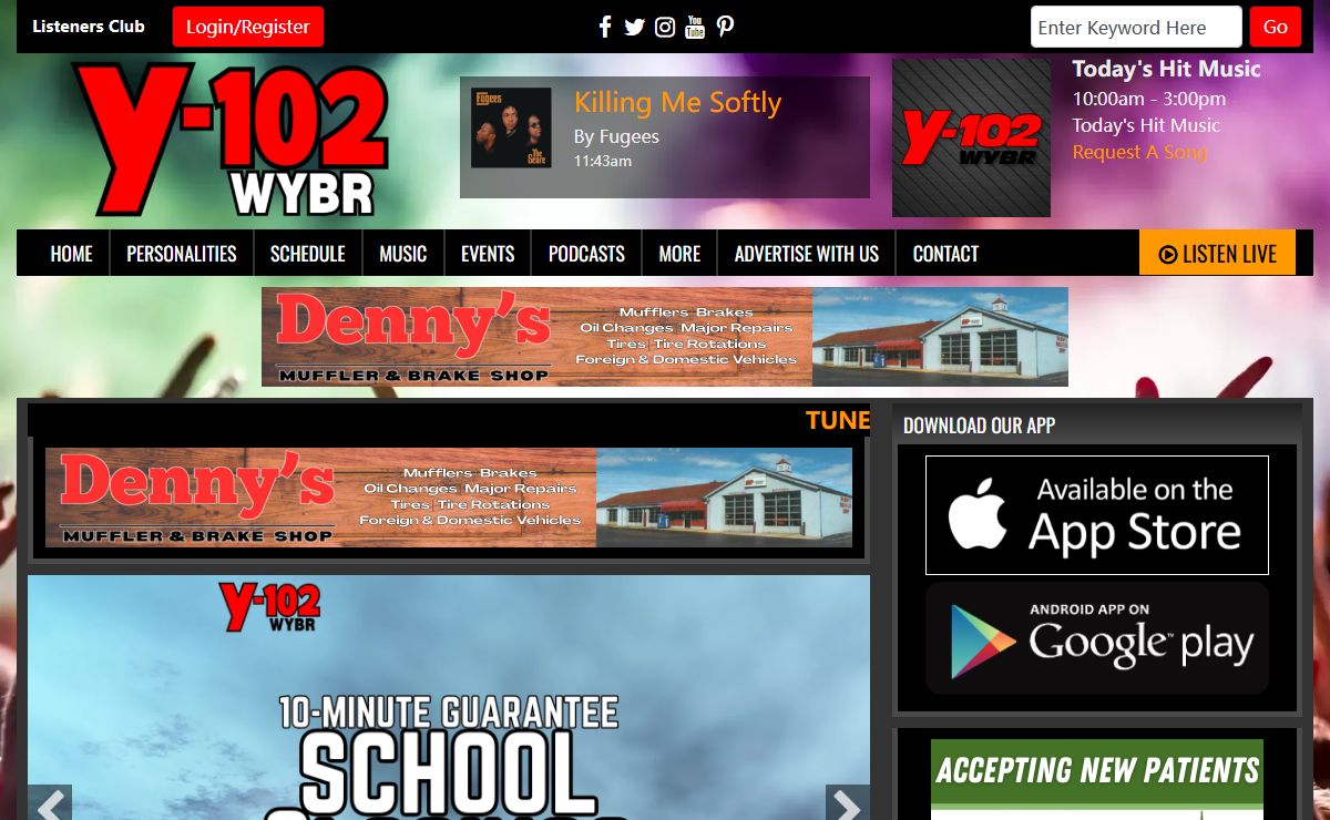 WYBR-FM Big Rapids, MI Today's Hit Music