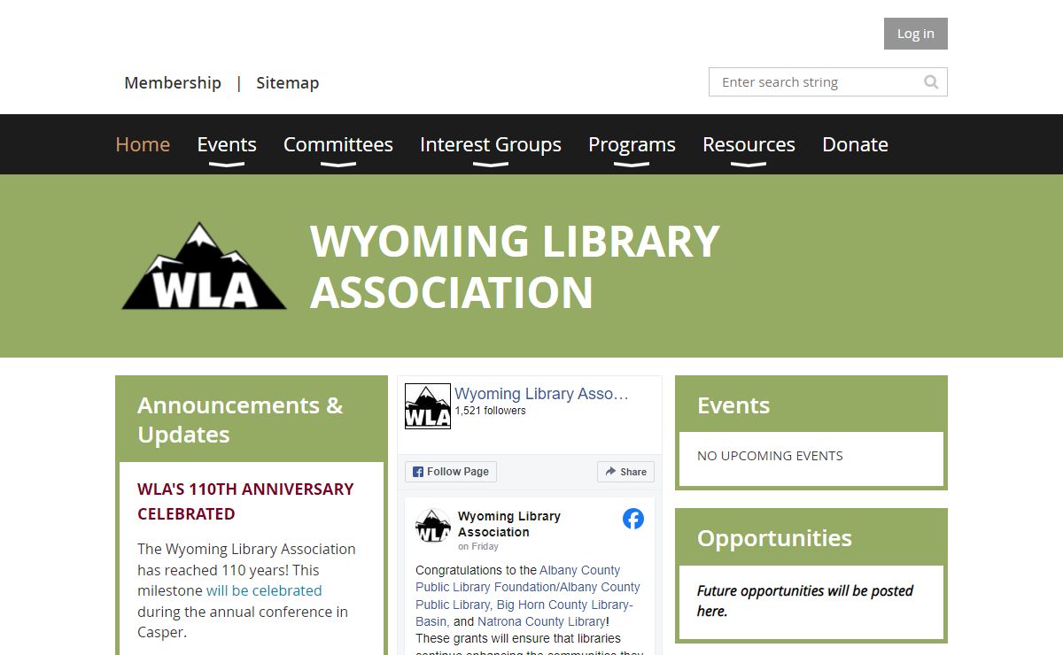 Wyoming Library Association - Home