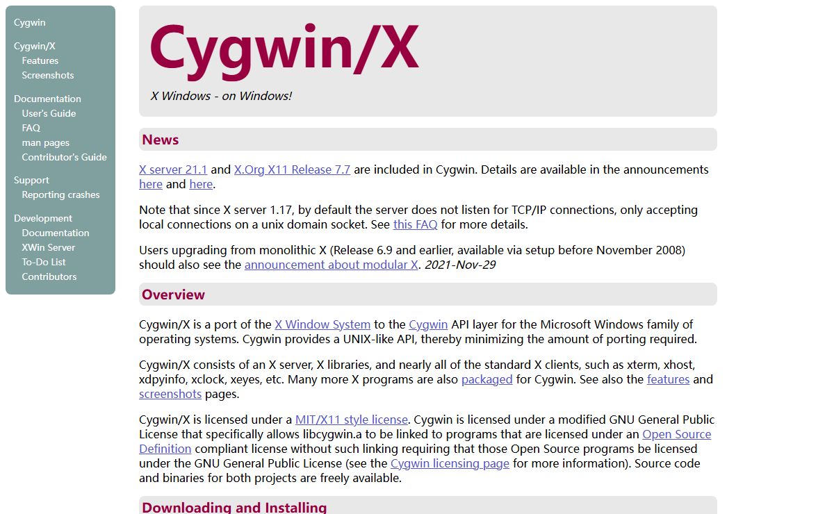 Cygwin/X