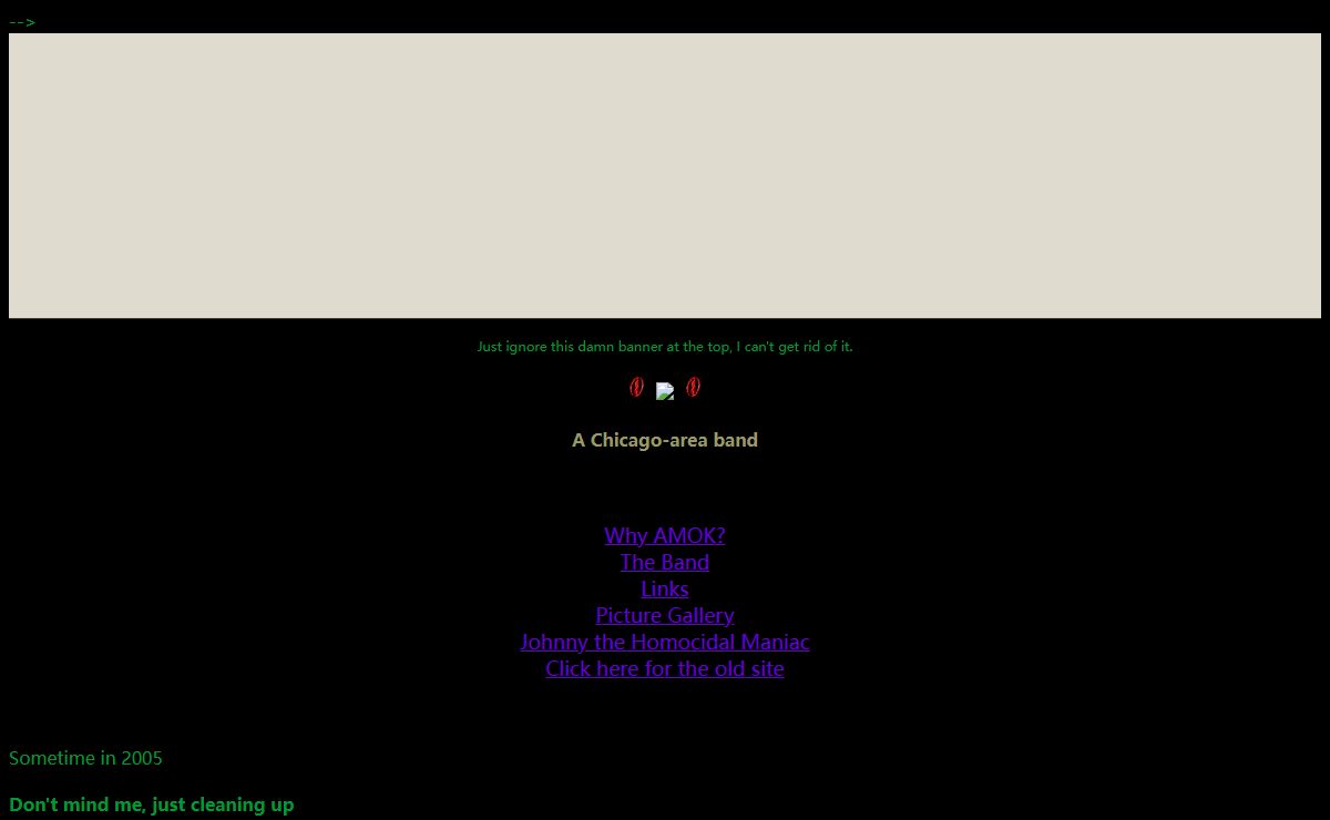 Amok... (F.K.A. Xistential Void)