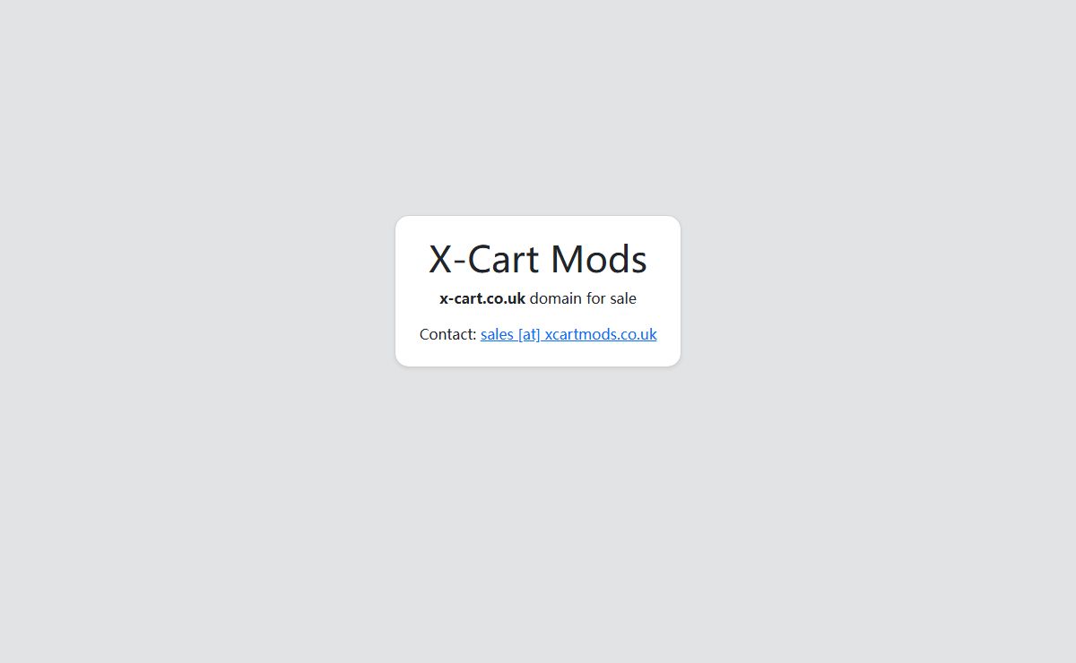 X-Cart Mods