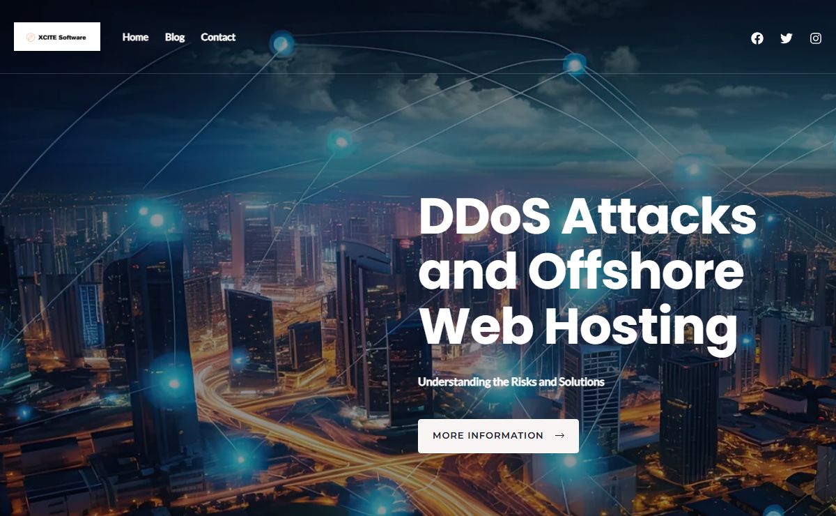 XCITE Software – DDoS Attacks and Offshore Web Hosting