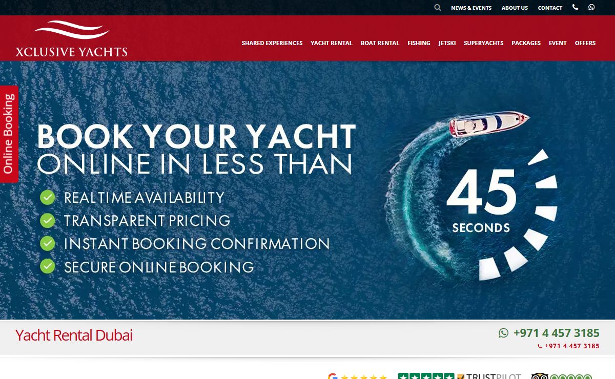 Yacht Rental Dubai - Luxury Yacht Charters & Tours | Xclusive Yachts