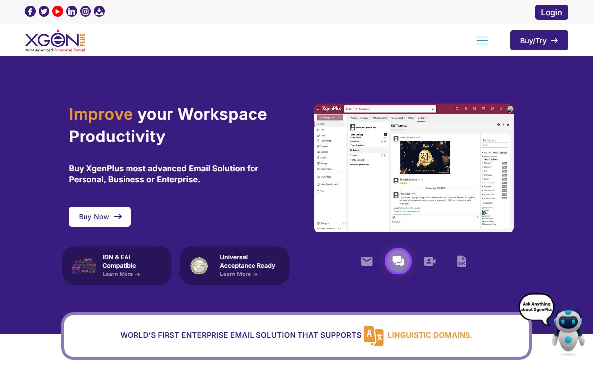 XGenPlus | Advanced Mail Server & Webmail Client for Secure Emailing