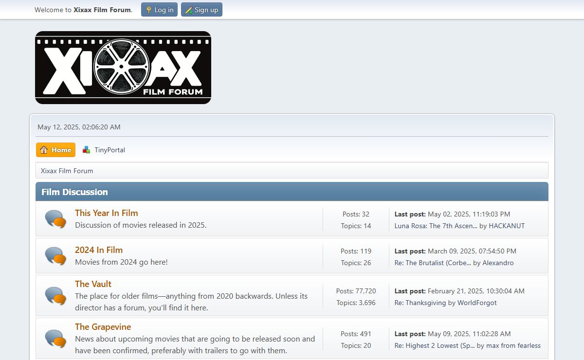 Xixax Film Forum - Index