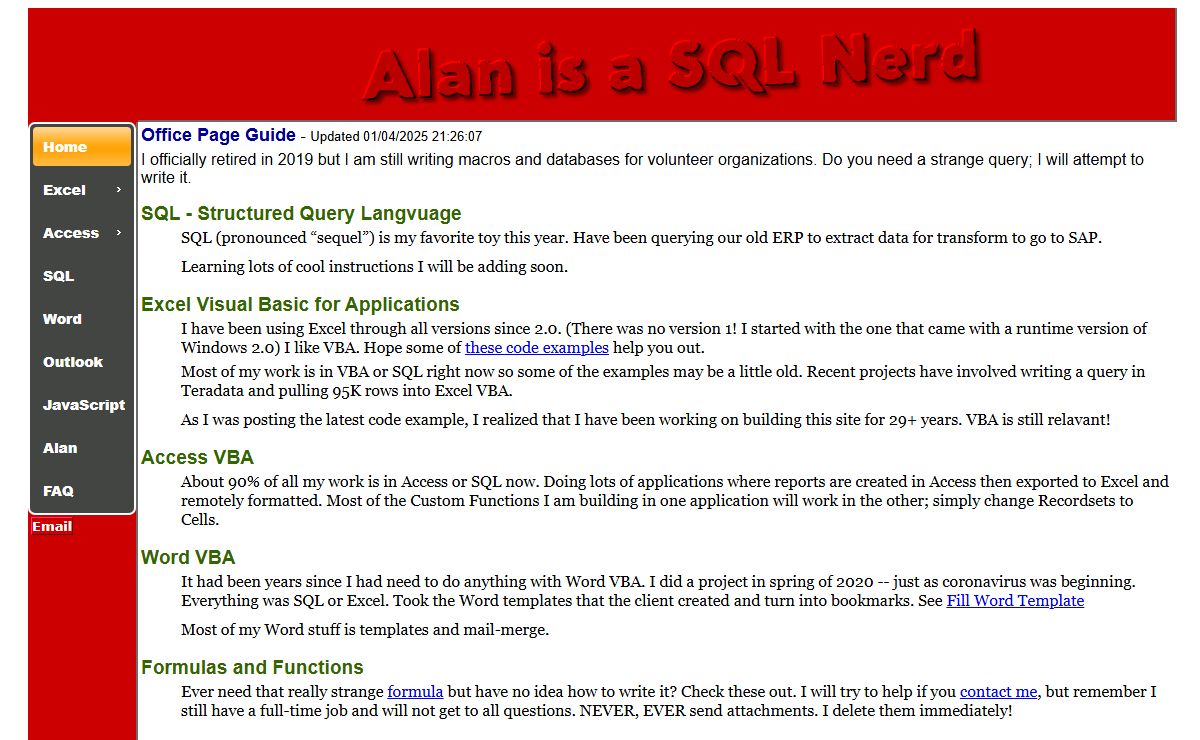 MacroAlan’s Office Pages