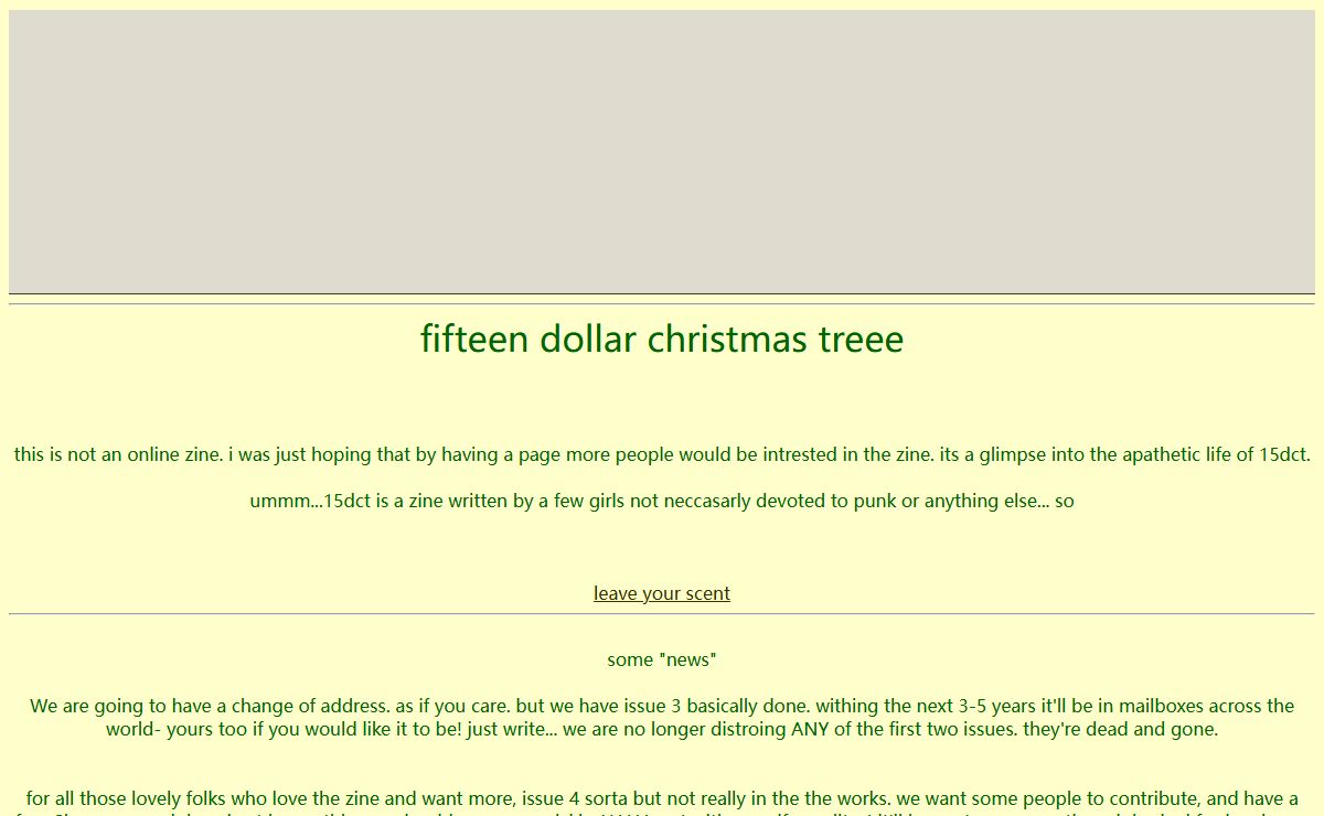15 Dollar Christmas Treee