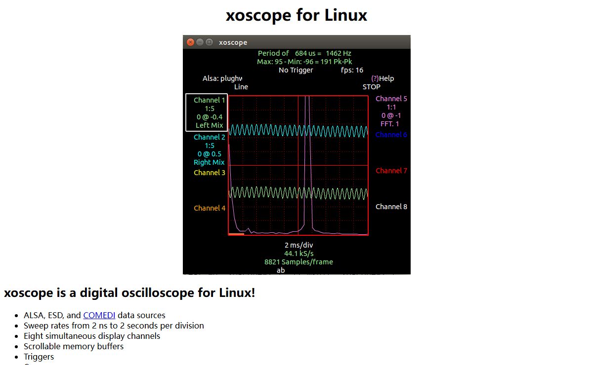 xoscope for Linux