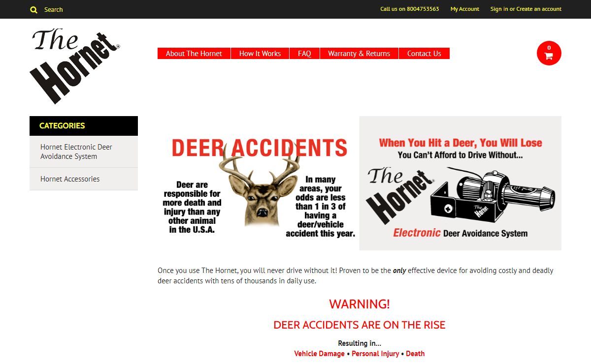 XP3 Corporation - Inventors of the Hornet Electronic Deer Avoidance System