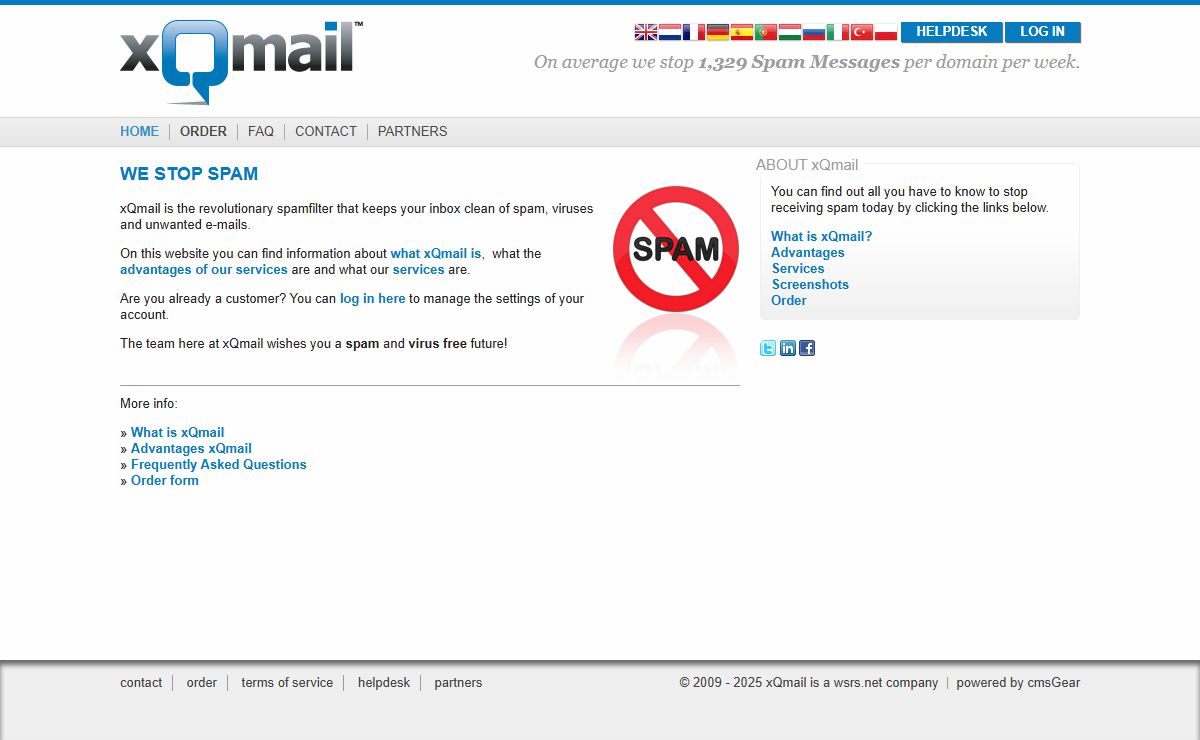 Home | xQmail.eu - we stop spam