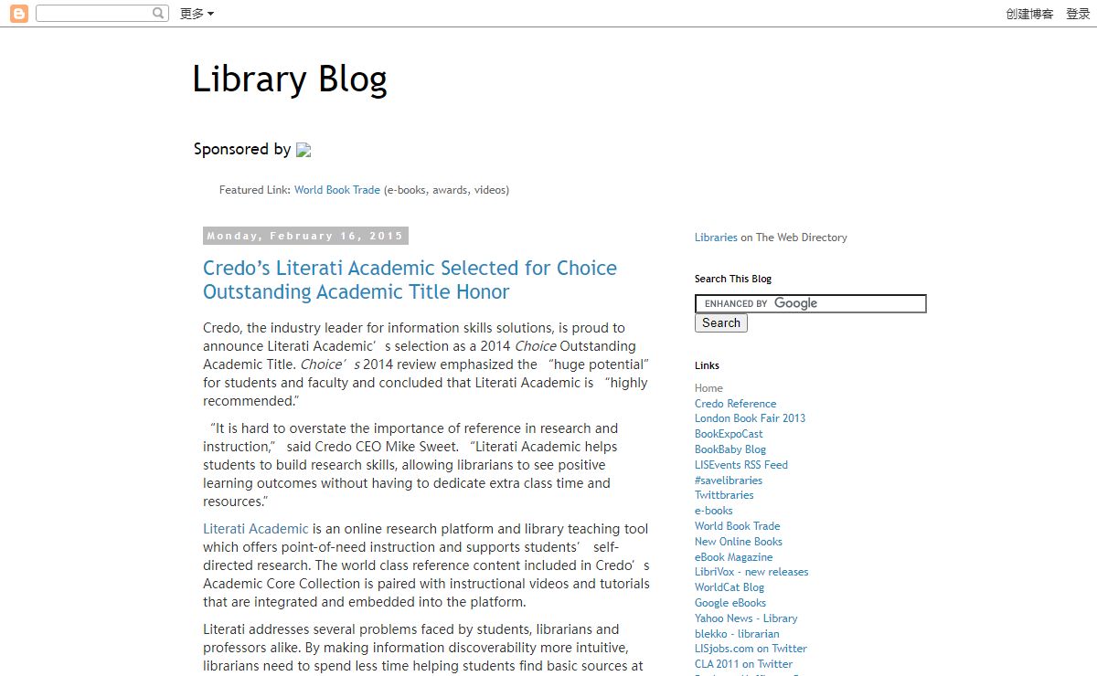 Library Blog
