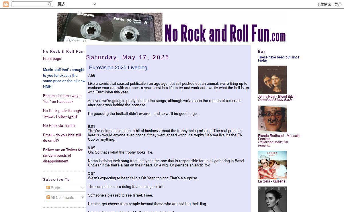 No Rock And Roll Fun